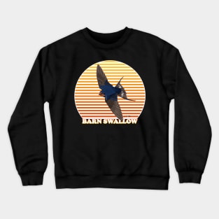 Barn Swallow Bird Watching Birding Ornithologist Gift Crewneck Sweatshirt